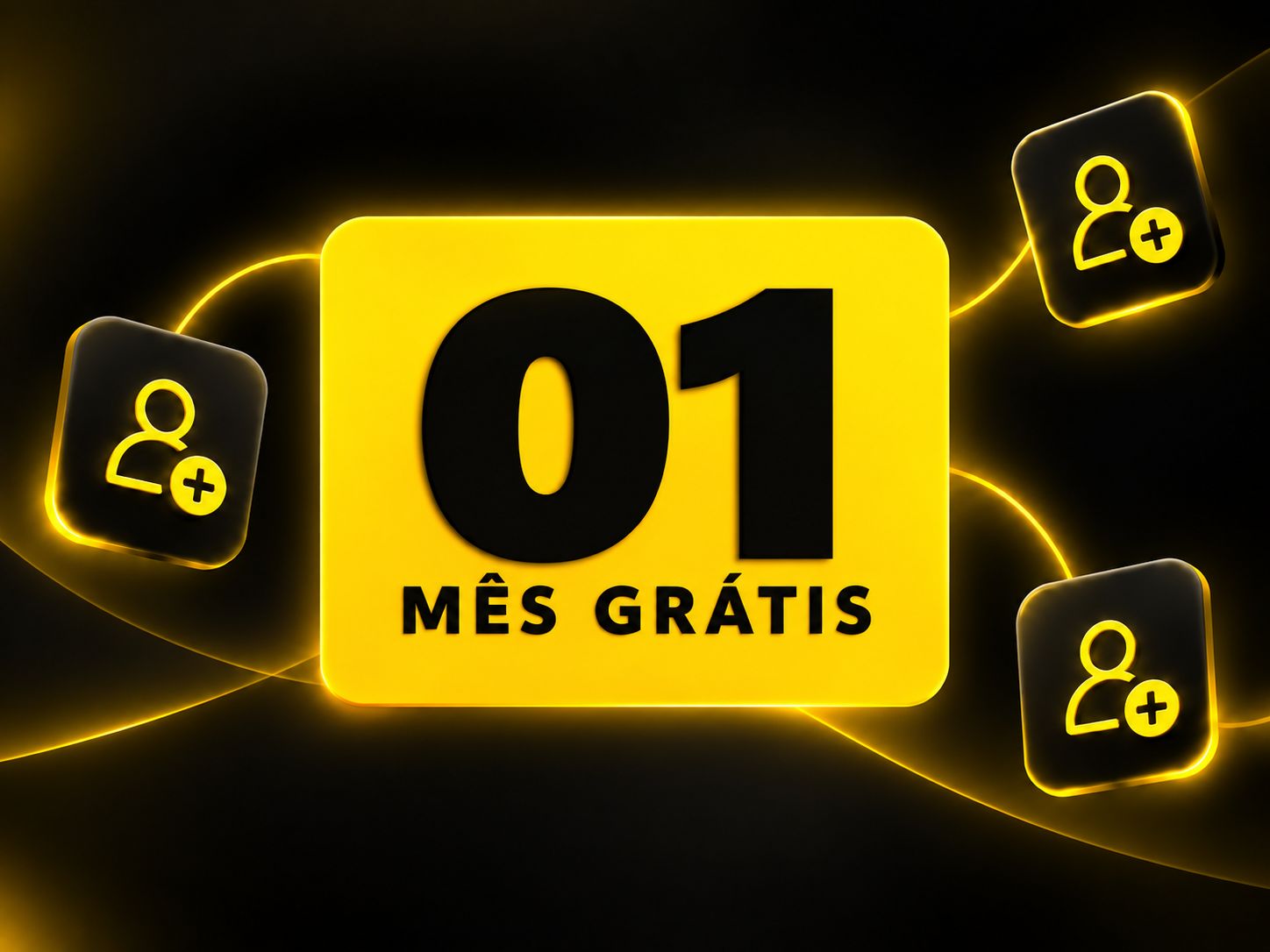 Indique um amigo e ganhe um mês grátis de internet